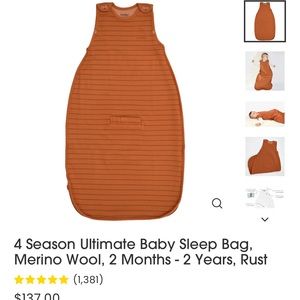 Woolino 2-24month 4 Season Sleep Sack